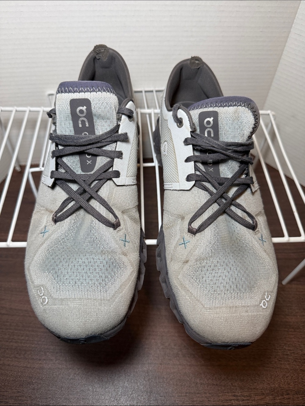 On Cloud X 3 Glacier Iron Men's Training Shoes 9.5 Gray Blue - Picture 3 of 13